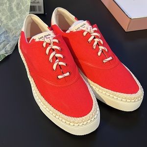Kate Spade ♠️ Boat Party W8.5 NWB CORAL ROSE (RED)